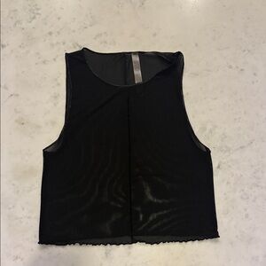 Victoria's Secret Black Mesh Tank Top